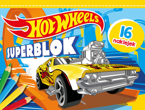 okładka Superblok Hot Wheels książka