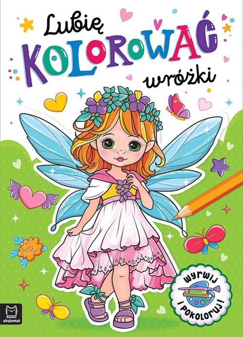 okładka Lubię kolorować wróżki książka
