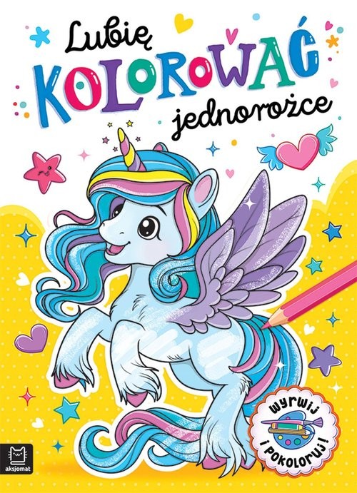 okładka Lubię kolorować jednorożce książka | Agnieszka Bator