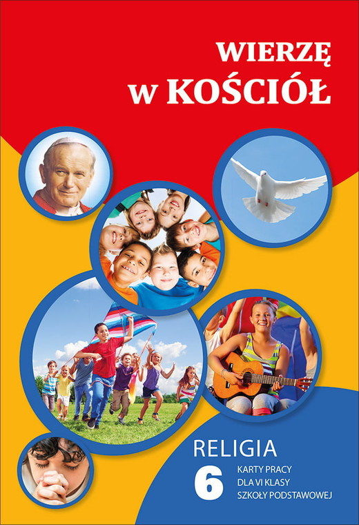 okładka Religia Wierzę w kościół karty pracy dla klasy 6 szkoła podstawowa książka