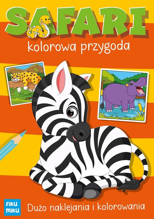 okładka Safari. Kolorowa przygoda książka