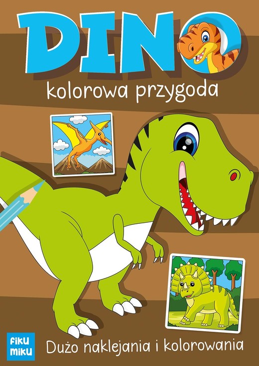 okładka Dino. Kolorowa przygoda książka