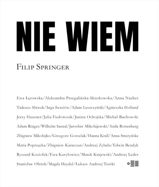 okładka Nie wiem ebook | epub, mobi | Filip Springer