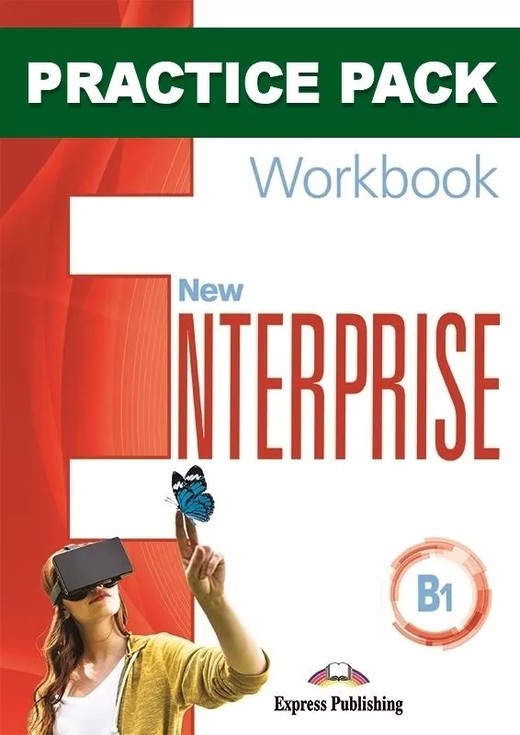 okładka New Enterprise B1 Workbook Practice Pack + Exam Skills Practice + kod Digibook (x 3) książka