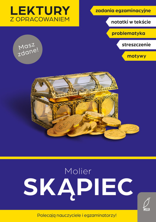 okładka Skąpiec. Lektury z opracowaniem książka | Molier (Molière)