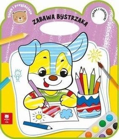 okładka Piesek. Zabawa bystrzaka książka