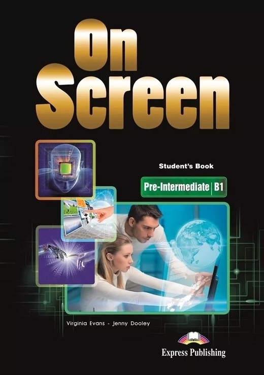 okładka On Screen Pre-Intermediate B1 Student's Book + DigiBook Podręcznik niewieloletni książka