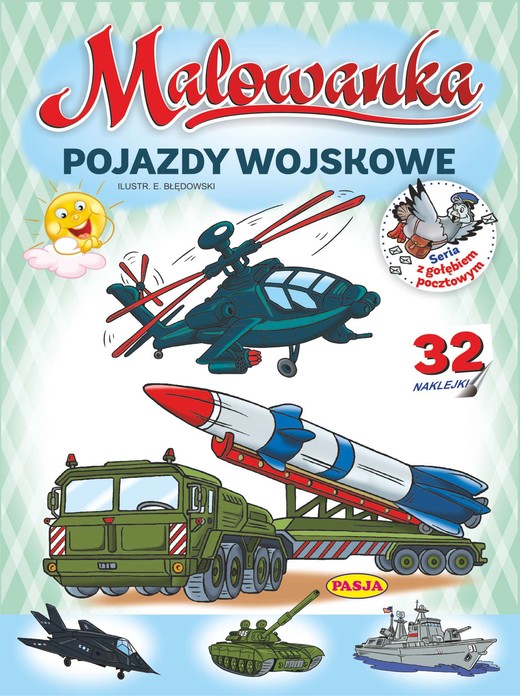 okładka Pojazdy wojskowe. Malowanka książka