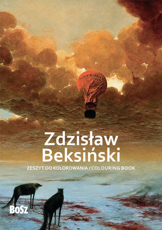 okładka Zdzisław Beksiński. Zeszyt do kolorowania książka
