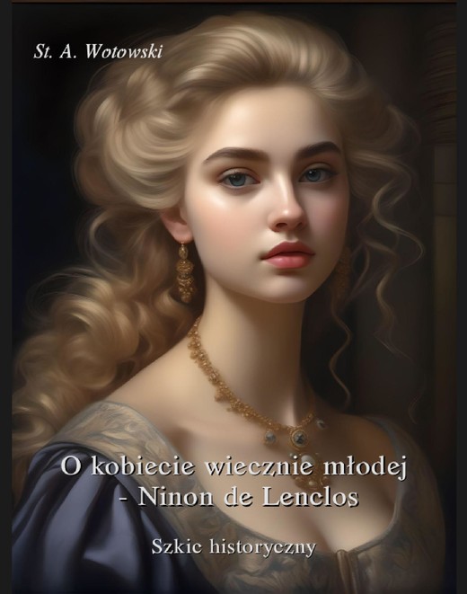 okładka O kobiecie wiecznie młodej. Ninon de Lenclos. Szkic historyczny ebook | epub, mobi | Stanisław Antoni Wotowski