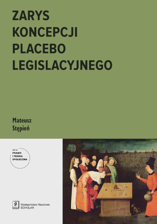 okładka Zarys koncepcji placebo legislacyjnego ebook | pdf | Mateusz Stępień