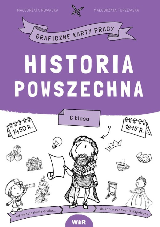 okładka Historia powszechna Graficzne karty pracy dla klasy 6 książka