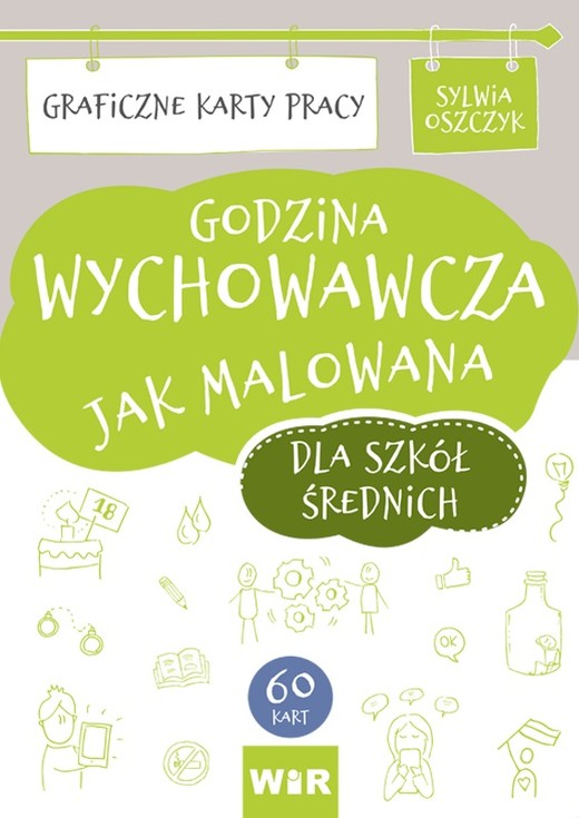 okładka Godzina wychowawcza dla szkół średnich karty pracy książka