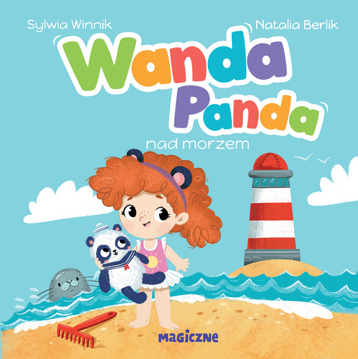 okładka Wanda Panda nad morzem. Wanda Panda książka