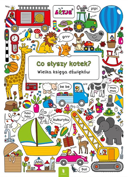 okładka Co słyszy kotek? Wielka księga dźwięków książka