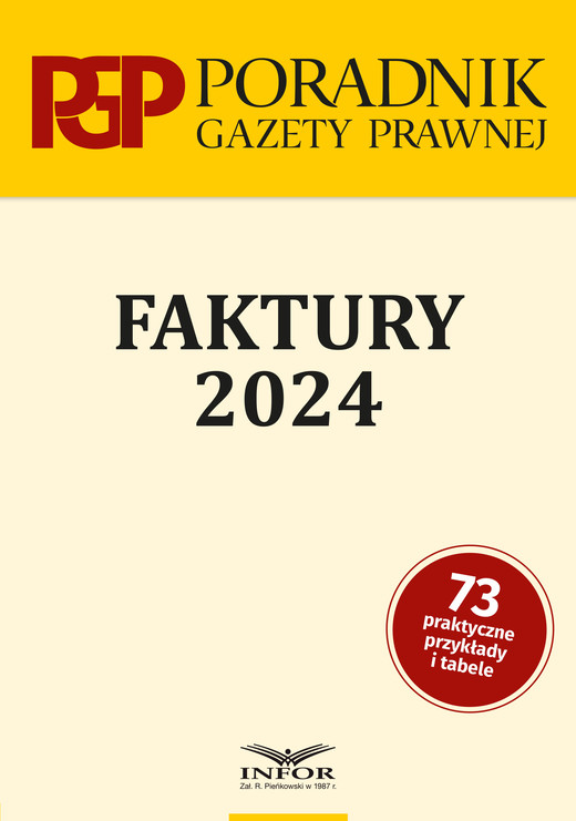 okładka Faktury 2024 ebook | pdf | Praca zbiorowa