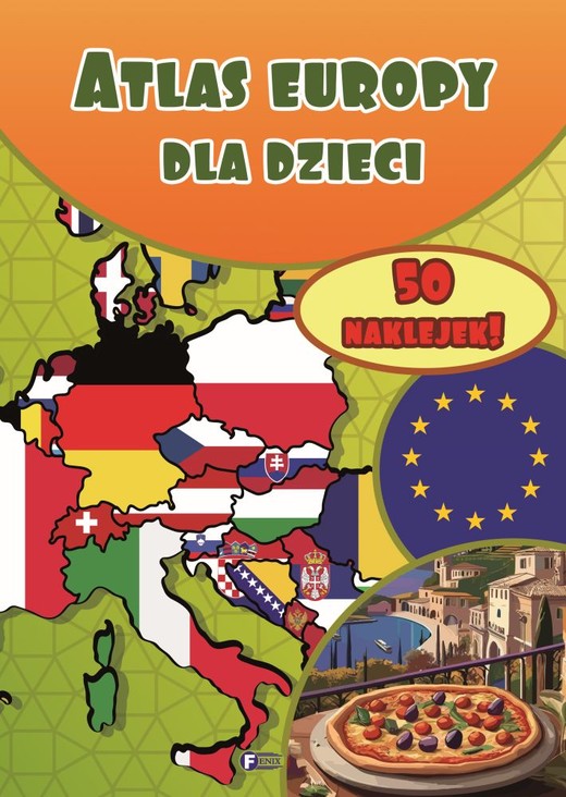 okładka Atlas Europy dla dzieci książka