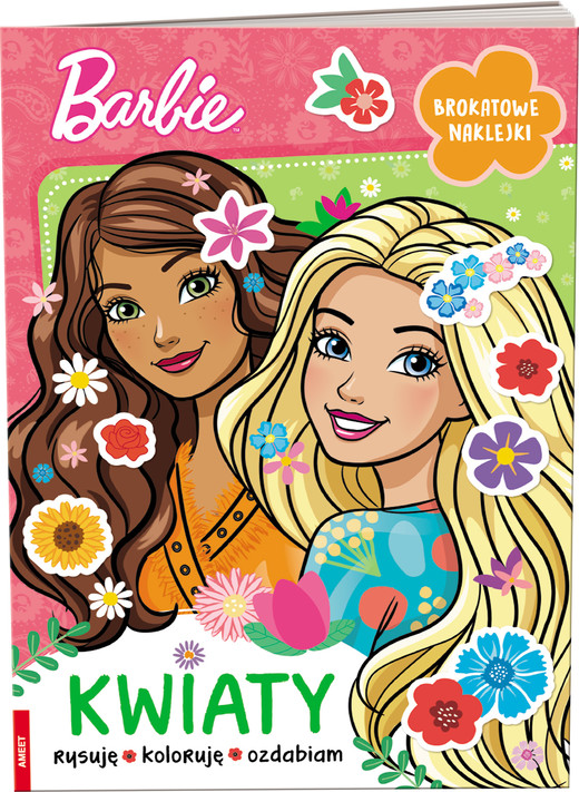 okładka Barbie Kwiaty KWI-1101 książka