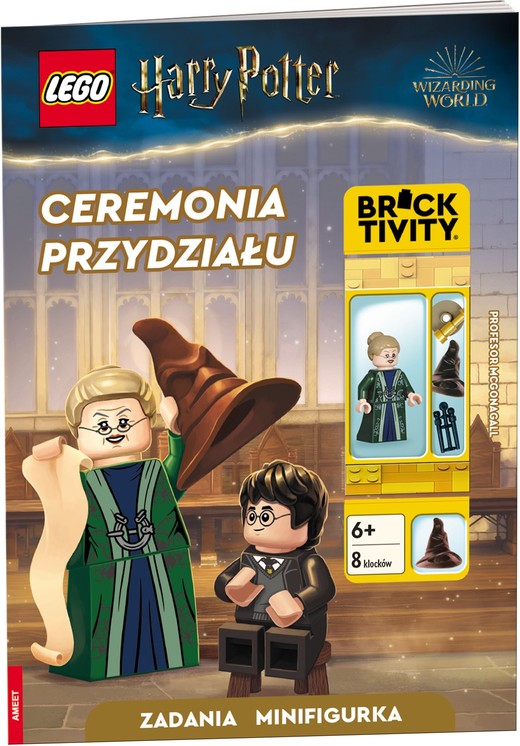 okładka LEGO Harry Potter Ceremonia przydziału LNC-6412P1 książka