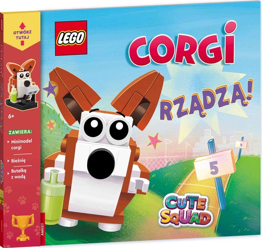 okładka LEGO Books Corgi rządzą! CAP-6601 książka