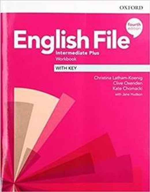 okładka English File 4E Intermediate Plus Workbook with Key książka