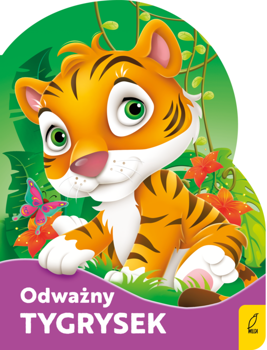 okładka Odważny tygrysek. Wykrojnik książka