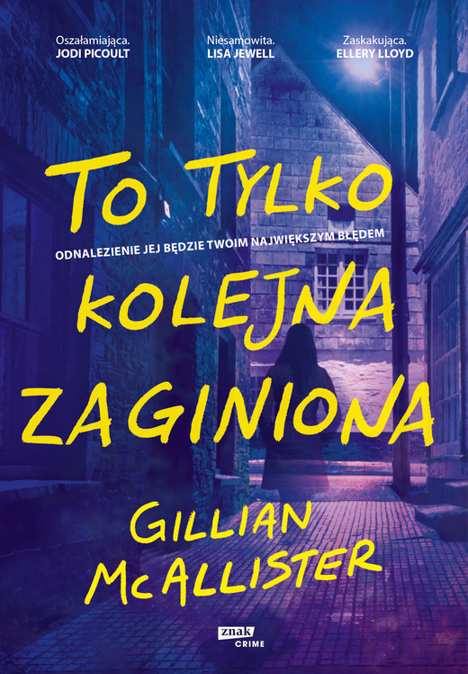 okładka To tylko kolejna zaginiona ebook | epub, mobi | Gillian McAllister
