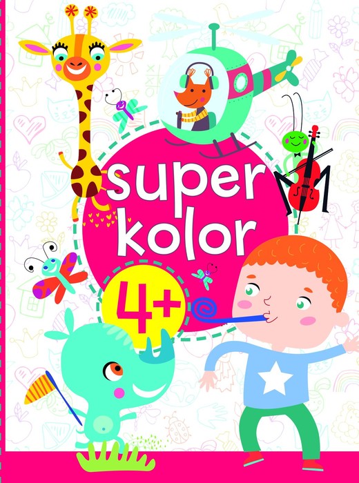 okładka Superkolor 4+ ebook | pdf | Monika Kalinowska