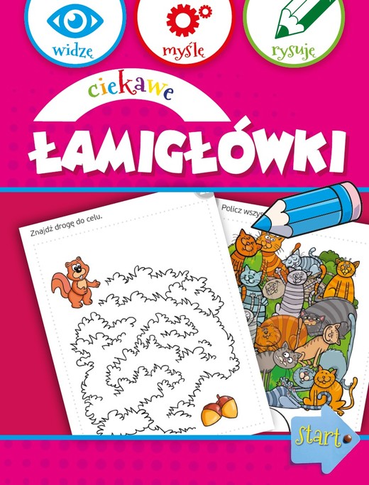 okładka Ciekawe łamigłówki ebook | pdf | Autor zbiorowy