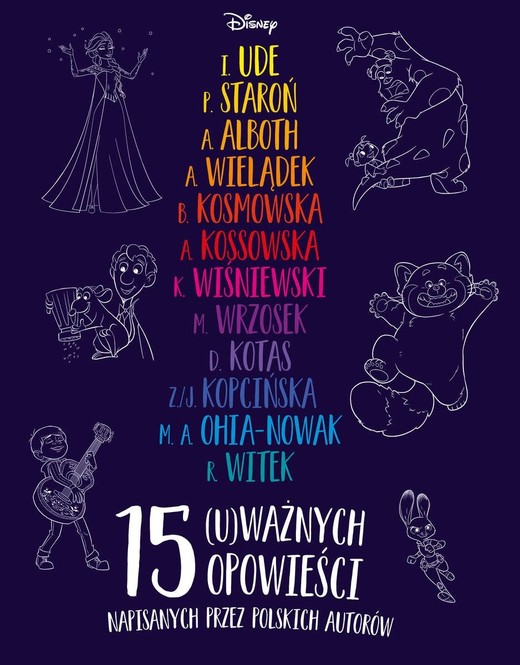 okładka 5 (u)ważnych opowieści. Disney ebook | epub, mobi | Barbara Kosmowska, Przemysław Staroń, Monika Wrzosek, Agnieszka Wielądek, Margaret Amaka-Ohia-Nowak, Agnieszka Kossowska, Anna Alboth, Kotas Dorota