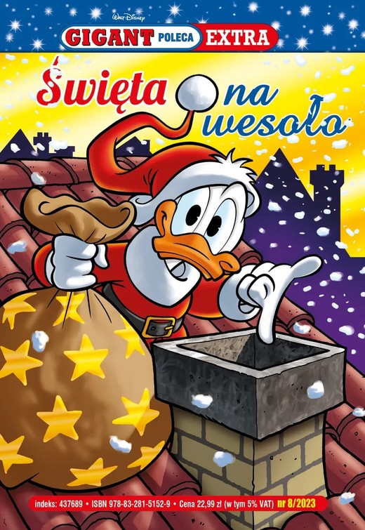 okładka Święta na wesoło. Gigant Poleca Extra. Tom 8/2023 książka | Opracowanie zbiorowe