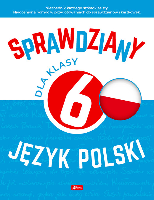 okładka Sprawdziany dla klasy 6. Język Polski książka