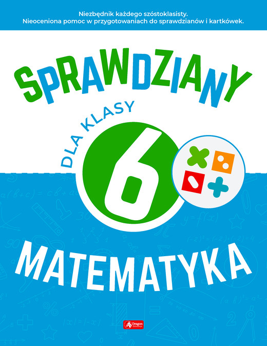 okładka Sprawdziany dla klasy 6. Matematyka książka