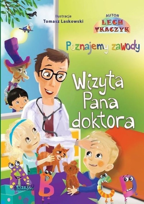 okładka Wizyta Pana Doktora Poznajemy zawody Książka edukacyjna z płytą CD książka