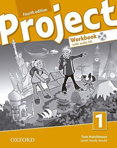 okładka Project 1 4th edition Workbook + Audio CD + Online Practice książka | Hardy-Gould Janet