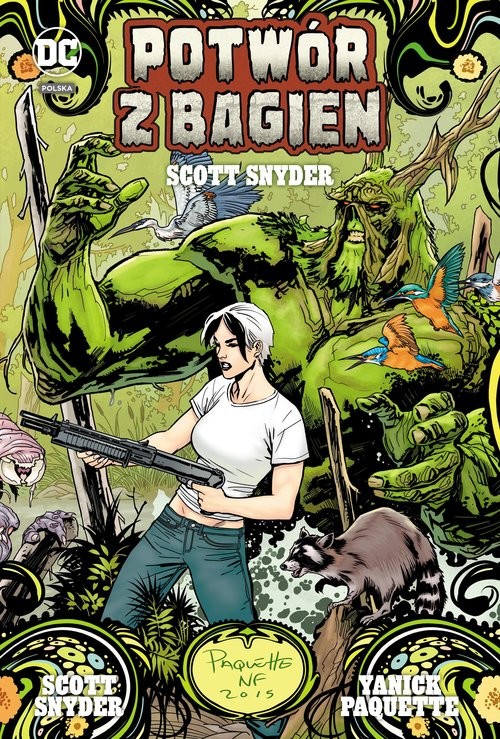 okładka Potwór z bagien książka