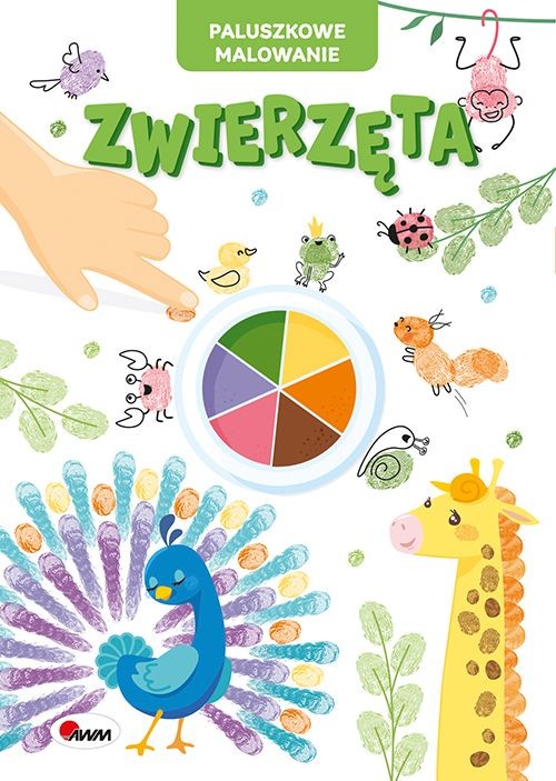 okładka Zwierzęta. Paluszkowe malowanie książka