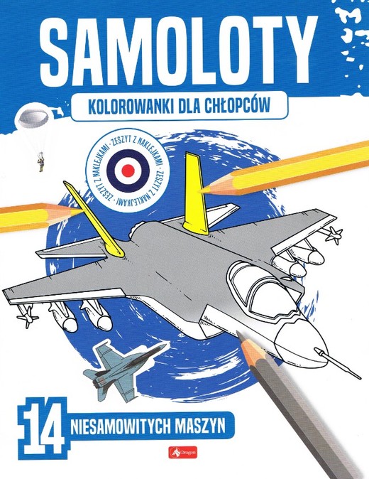okładka Samoloty. Kolorowanki dla chłopców książka