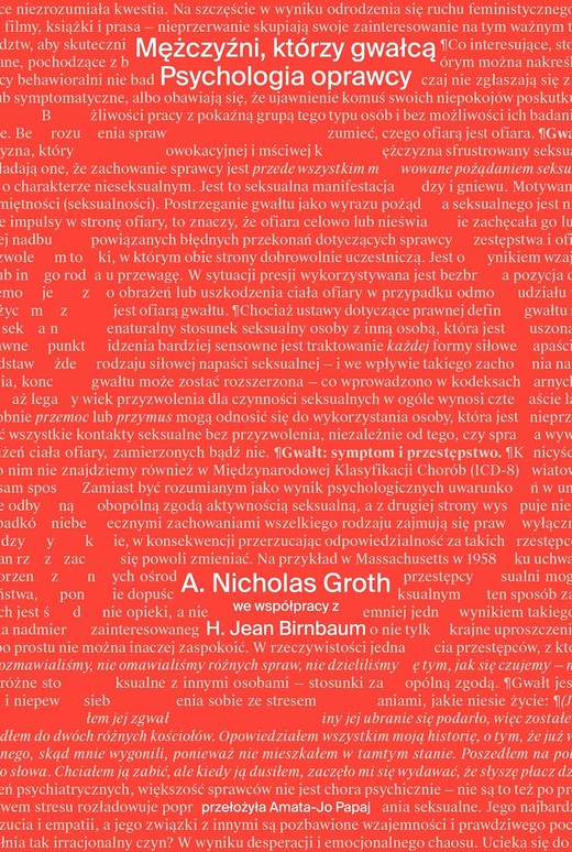 okładka Mężczyźni, którzy gwałcą. Psychologia oprawcy książka | A. NicholasGroth