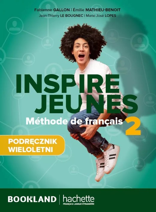 okładka Inspire Jeunes 2 podręcznik + audio online książka | Fabienne Gallon