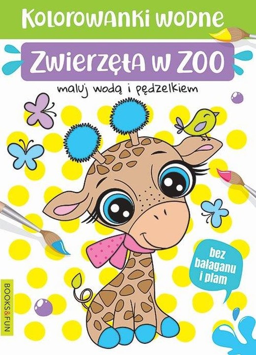 okładka Zwierzęta w ZOO. Kolorowanki wodna książka | Opracowanie zbiorowe