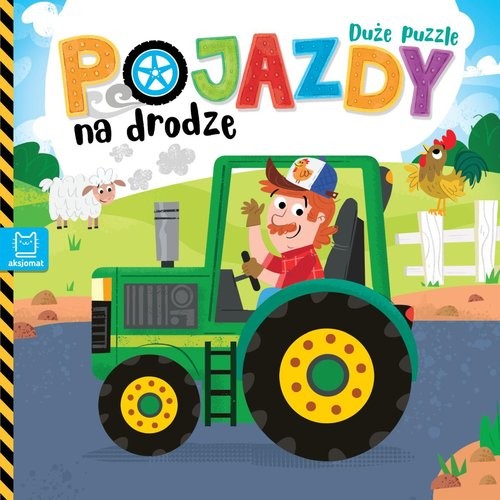 okładka Pojazdy na drodze Duże puzzle książka