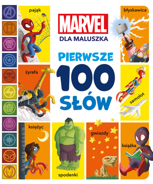 okładka Pierwsze 100 słów. Marvel dla maluszka książka