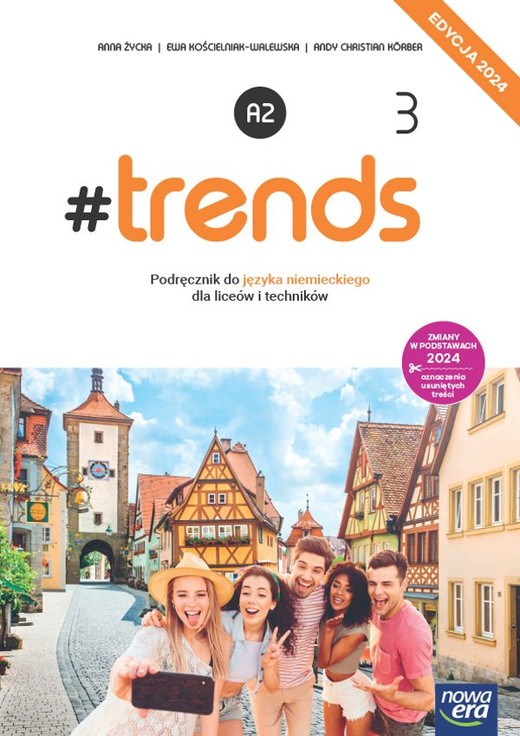 okładka Nowa język niemiecki #trends 3 podręcznik liceum i technikum EDYCJA 2024 książka