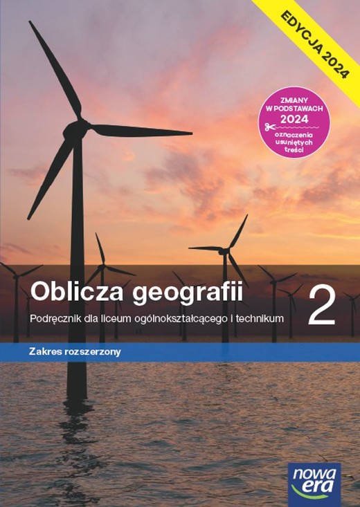 okładka Nowa geografia oblicza geografii podręcznik 2 liceum i technikum zakres rozszerzony EDYCJA 2024 książka | Kilar Wioletta