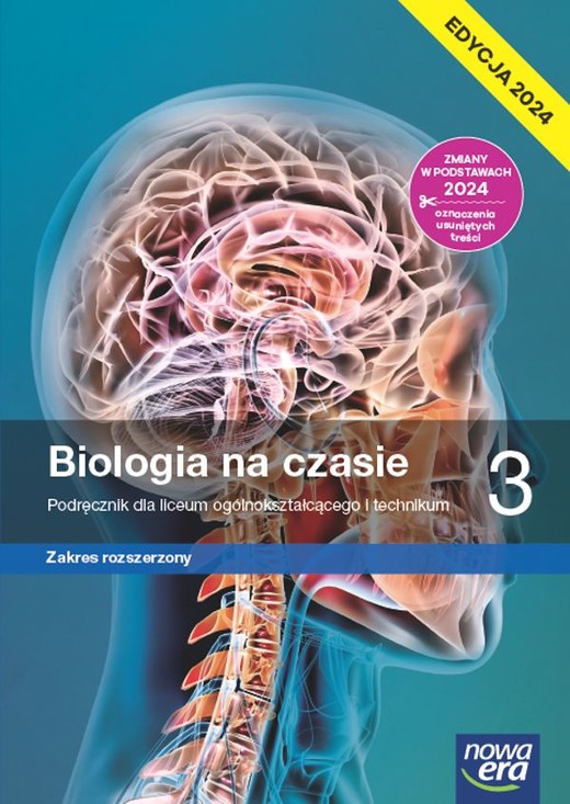 okładka Nowa biologia na czasie podręcznik 3 liceum i technikum zakres rozszerzony EDYCJA 2024 książka