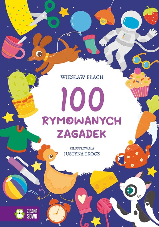 okładka 100 rymowanych zagadek książka