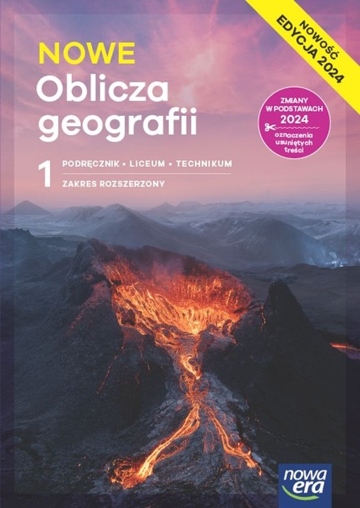 okładka Nowa geografia oblicza geografii podręcznik 1 liceum i technikum zakres rozszerzony EDYCJA 2024 książka