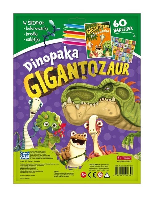 okładka Gigantozaur Dinopaka książka