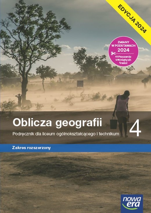 okładka Nowa geografia oblicza geografii podręcznik 4 liceum i technikum zakres rozszerzony EDYCJA 2024 książka